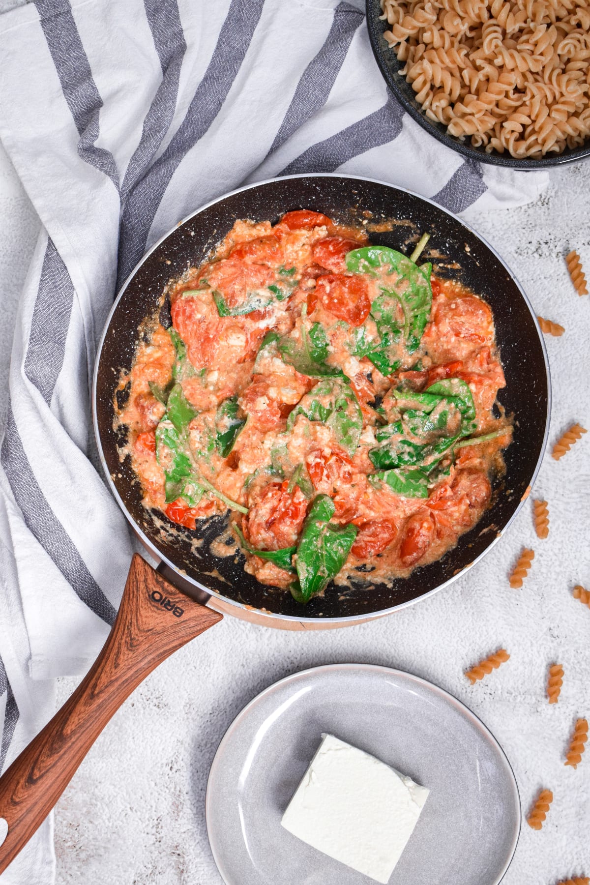 Viral Tiktok Recipe Baked Feta Pasta (stovetop edition) Eat Healthy