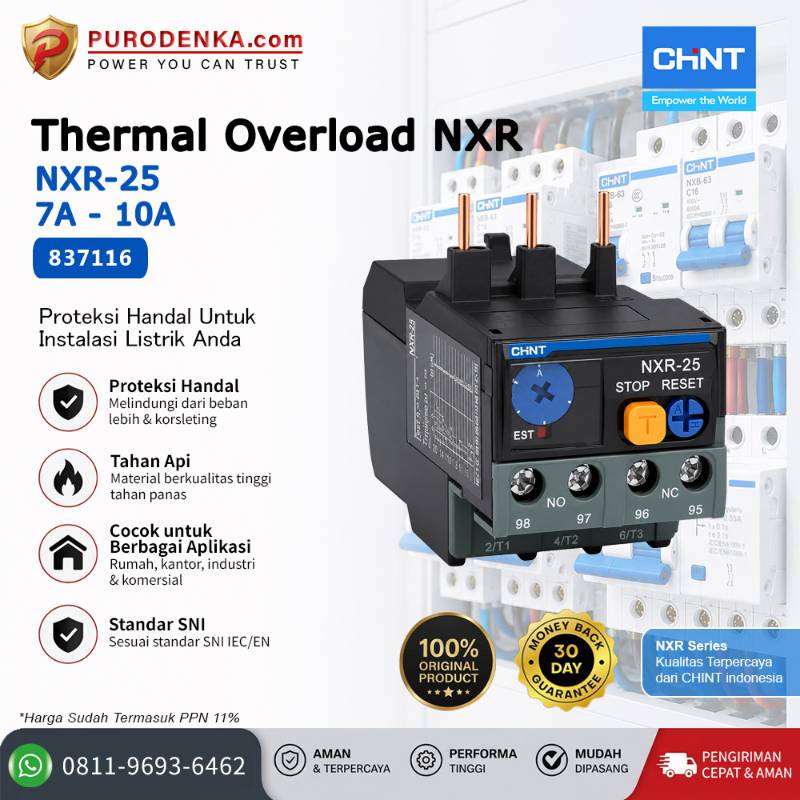 CHINT Thermal Overload NXR-25 7-10A 837116