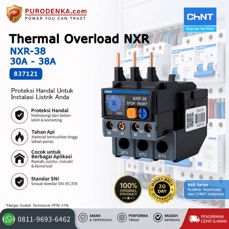 CHINT Thermal Overload NXR-38 30-38A 837121