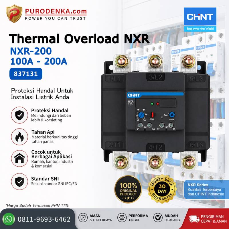 CHINT Thermal Overload NXR-200 100-200A 837131
