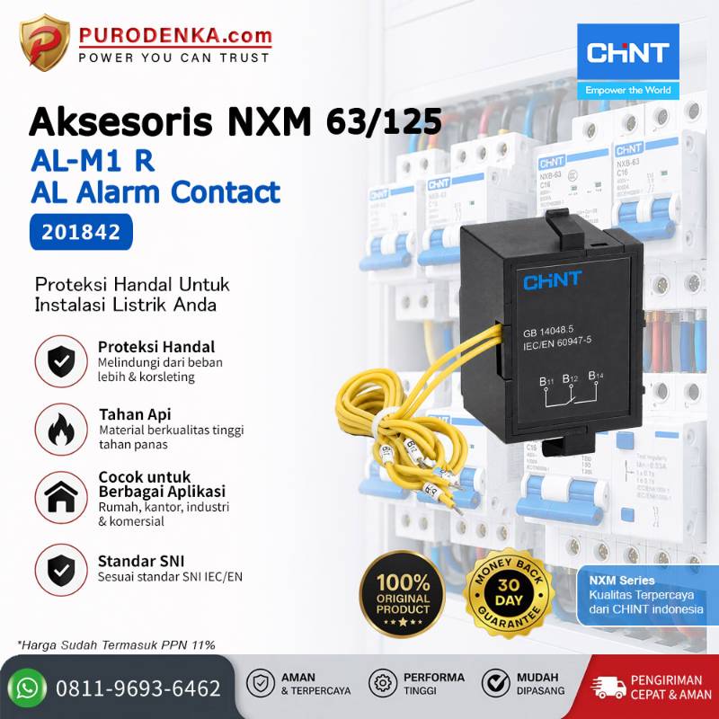 CHINT Aksesoris NXM 63/125 AL-M1 R AL Alarm Contact 201842