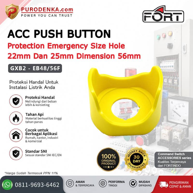 FORT Protection Emergency (Accessories For Push Button) Dimension 56mm GXB2-EB48/56F