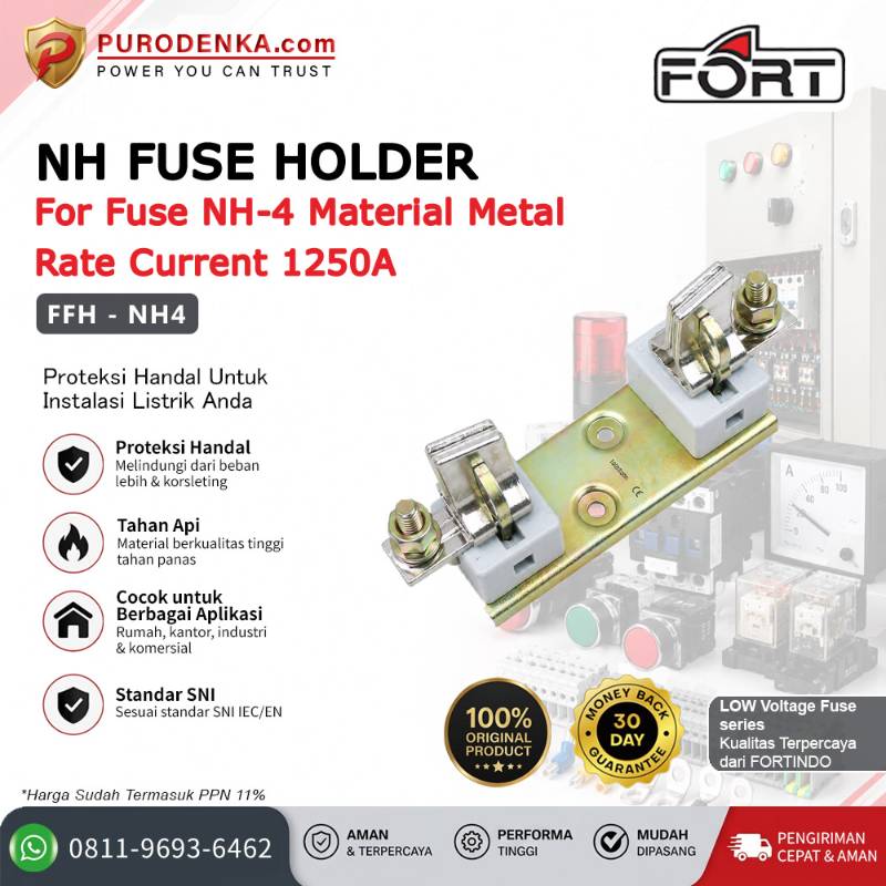 FORT NH Fuse Holder For NH-4 Metal 1250A FFH-NH4