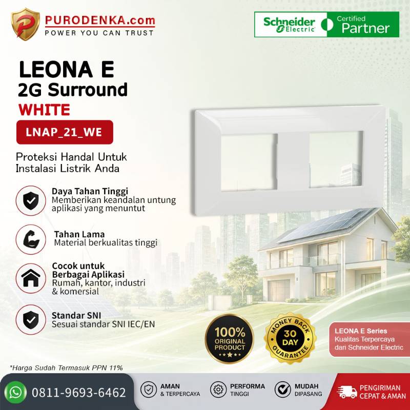 SCHNEIDER Leona E Accessories 2 Gang Surround LNAP_21_WE