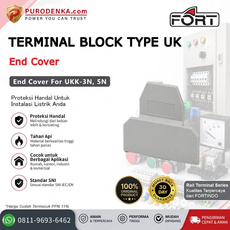 FORT End Cover for UKK-3N & UKK-5N 