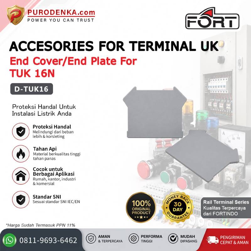 FORT End Cover/End Plate for TUK 16N D-TUK16