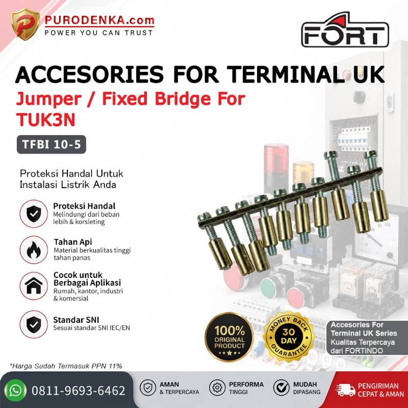 FORT Jumper/Fixed Bridge 10pcs/strip for TUK 3N TFBI 10-5