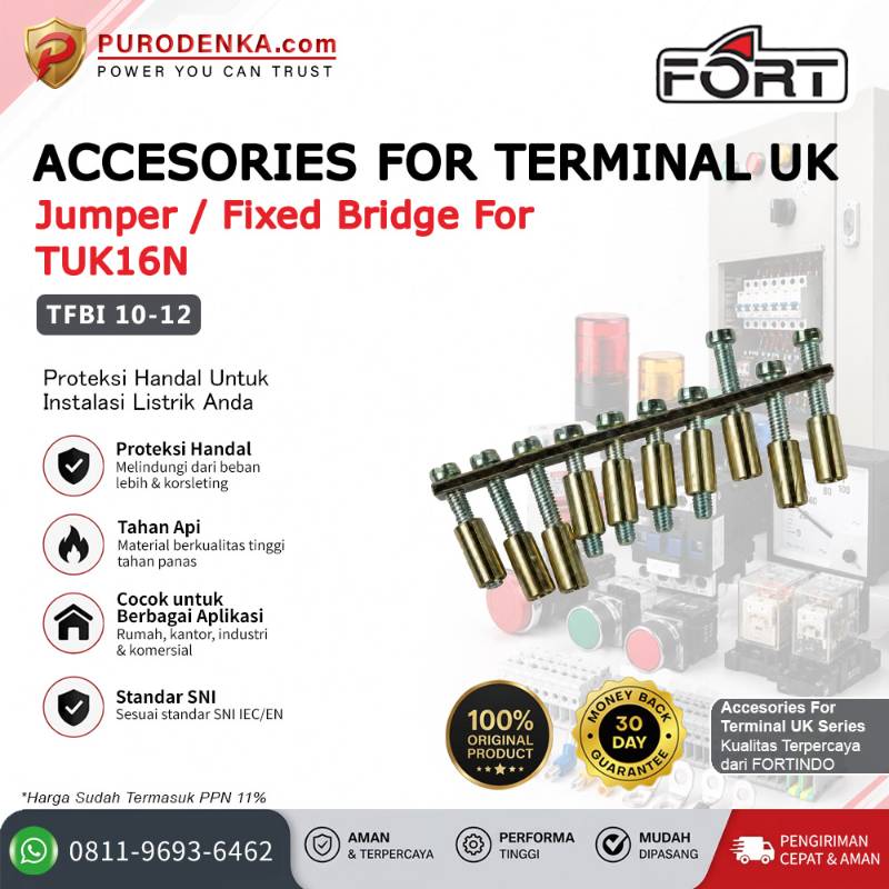 FORT Jumper/Fixed Bridge 10pcs/strip for TUK 16N TFBI 10-12