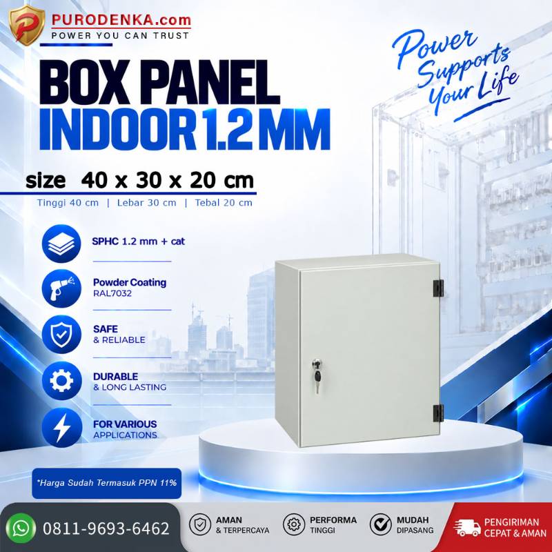 Box Panel Standar Indoor 1.2 mm 40x30x20 cm