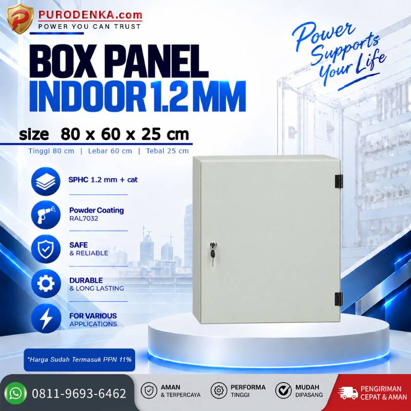 Box Panel Standar Indoor 1.2 mm 80x60x25 cm