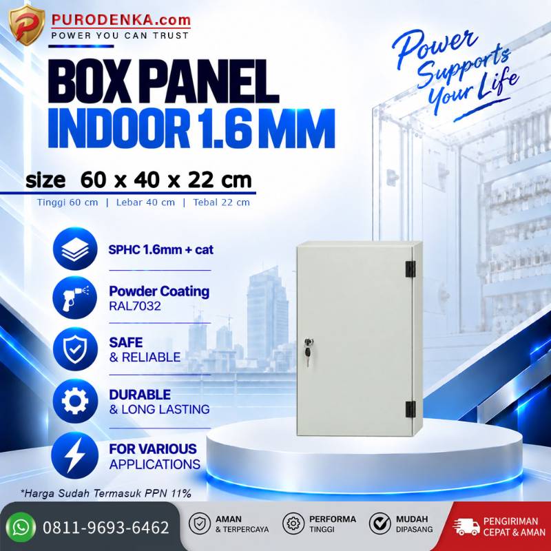 Box Panel Standar Indoor 1.6 mm 60x40x22 cm
