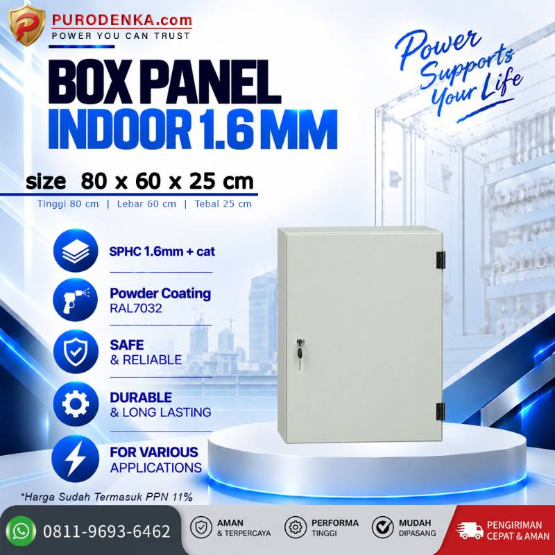 Box Panel Standar Indoor 1.6 mm 80x60x25 cm