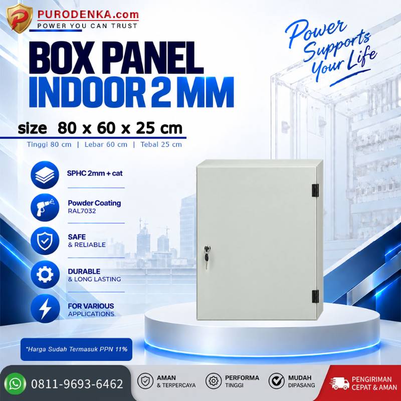 Box Panel Standar Indoor 2 mm 80x60x25 cm
