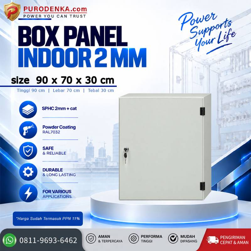 Box Panel Standar Indoor 2 mm 90x70x30 cm