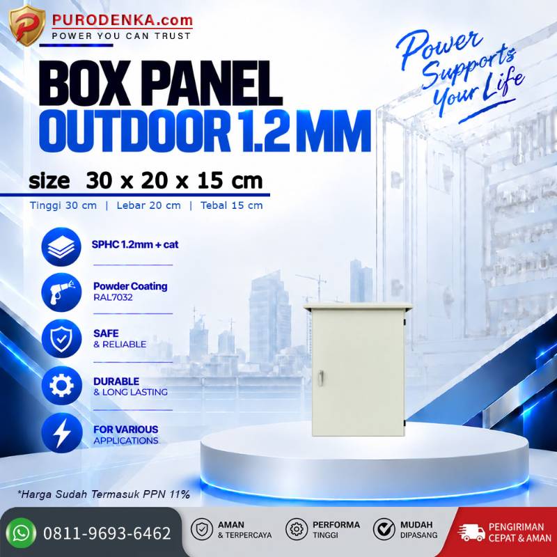 Box Panel Standar Outdoor 1.2 mm 30x20x15 cm