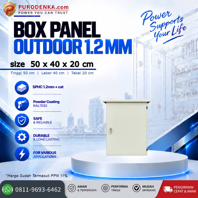 Box Panel Standar Outdoor 1.2 mm 50x40x20 cm