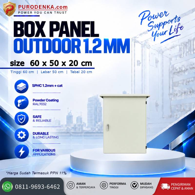 Box Panel Standar Outdoor 1.2 mm 60x50x20 cm