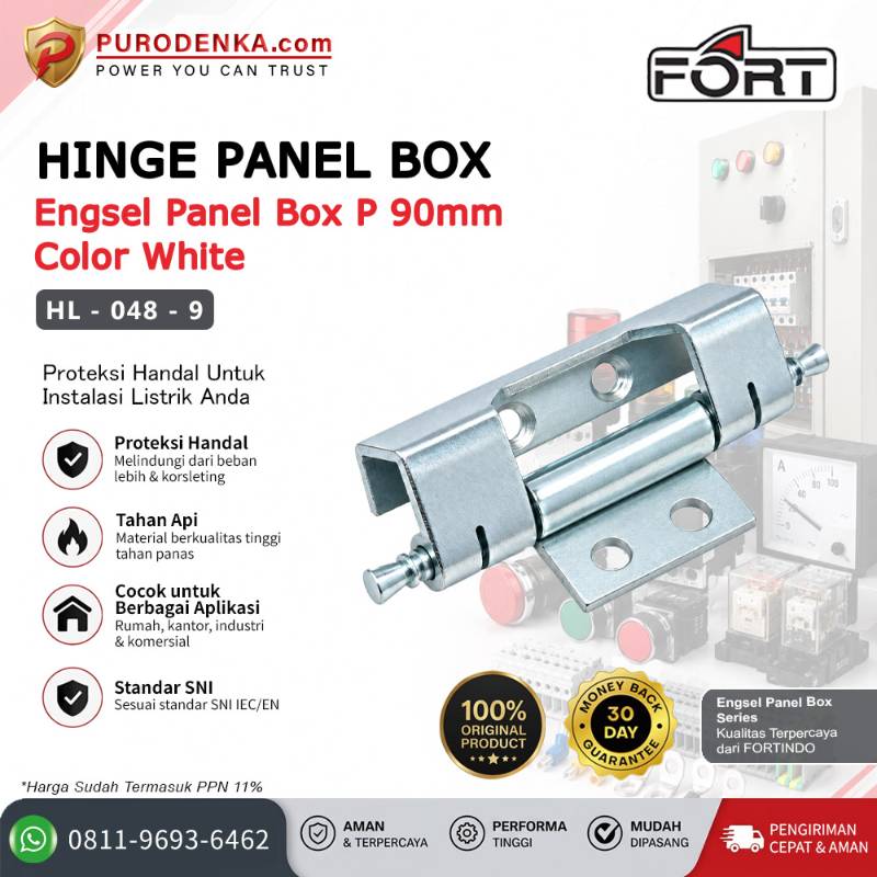 FORT Engsel Panel Box P 90 mm White HL-048-9