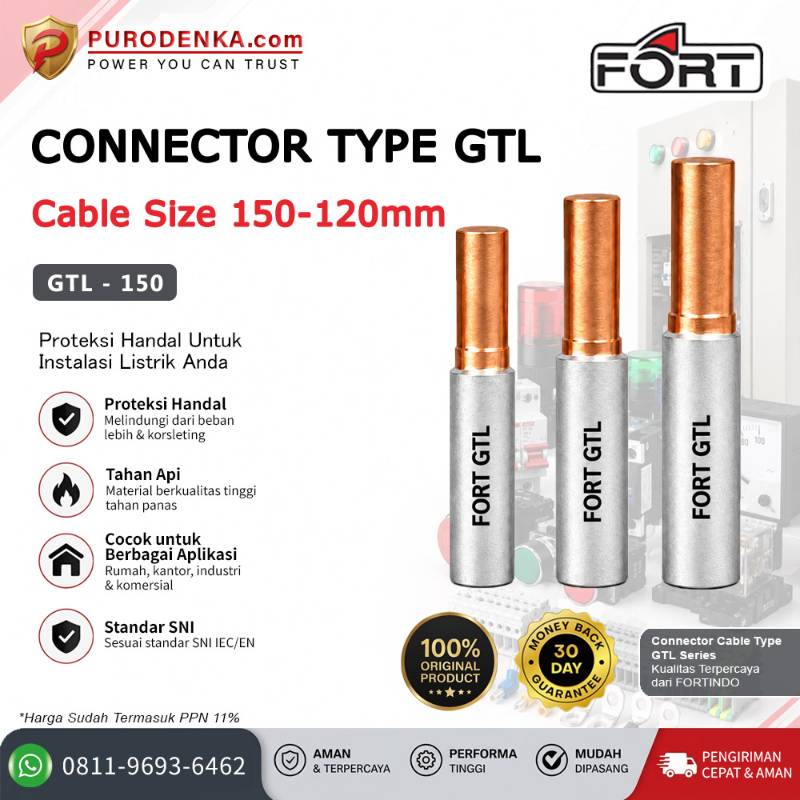 FORT Cable Connector / Verbending AL-CU Type GTL 150-120 mm GTL-150