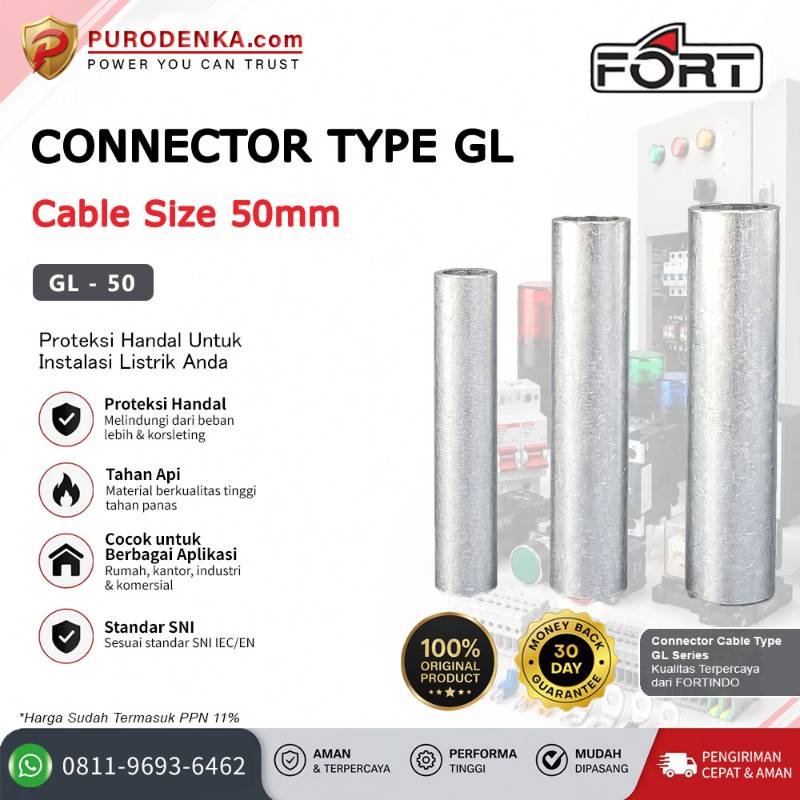 FORT Cable Connector / Verbending Type GL 50 mm GL-50