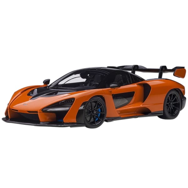Diecast Autoart MCLAREN SENNA ORANGE 1/18