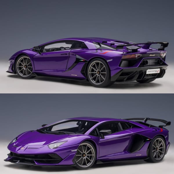 Diecast Autoart Lamborghini Aventador SCJ PURPLE