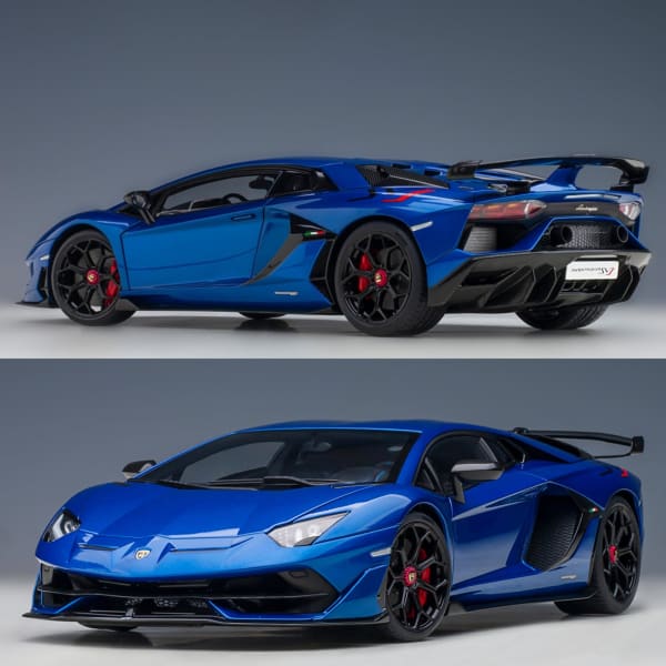 Diecast Autoart Lamborghini AVENTADOR SCJ Blue
