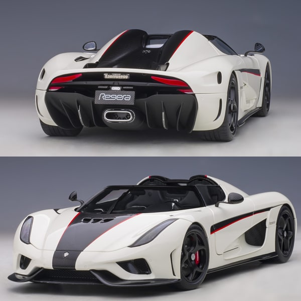 Diecast Autoart KOENIGSEGG REGERA WHITW