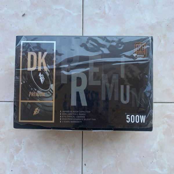 [NEW/BNOB/NETT] PSU Power Supply 1stplayer dk 5.0 premium 500 watt bronze certified non-modular (cek deskripsi)