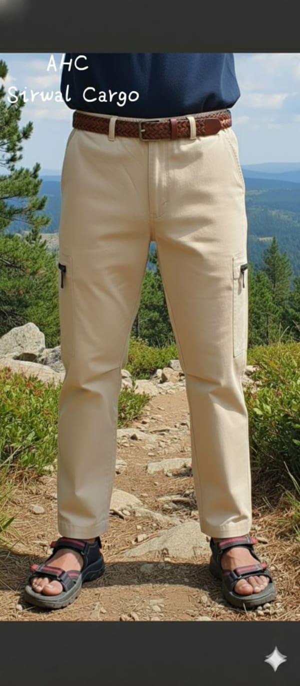 Sirwal Cargo zipper