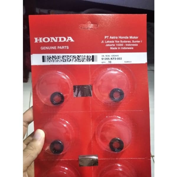 OIL SEAL CB CBR 12x20x5 SIL PEMISAH OLI DAN AIR RADIATOR CB CBR SIL WATERPUMP CB CBR 91205KF0003