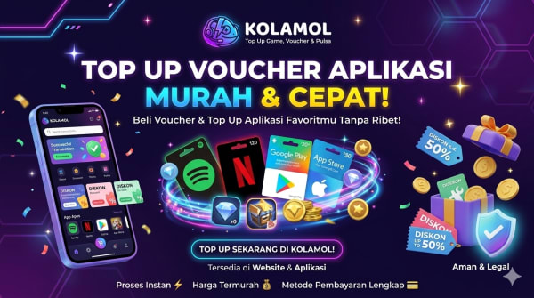Voucher aplikasi murah by kolamol