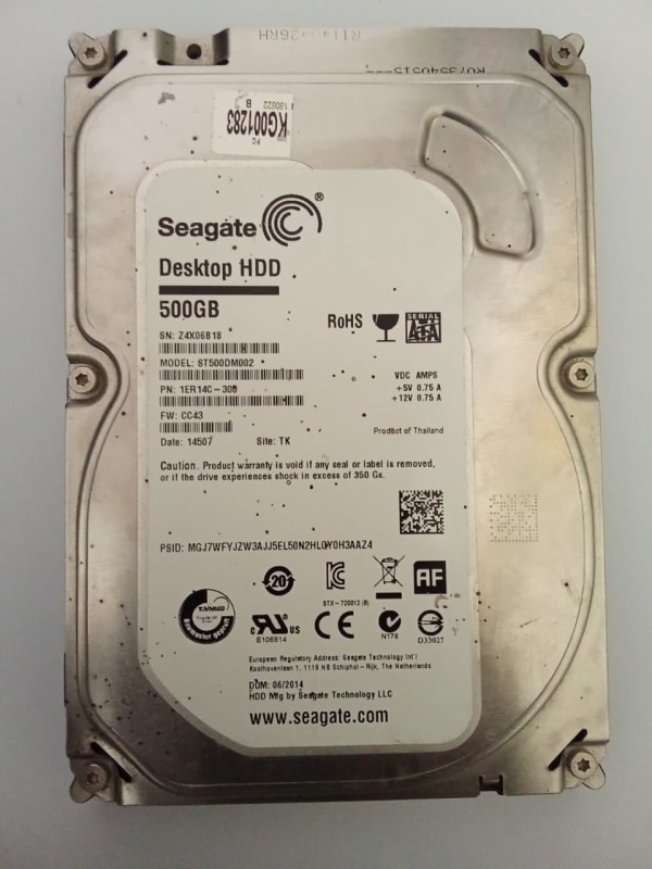 HDD SATA 3.5" 500GB 7200 RPM