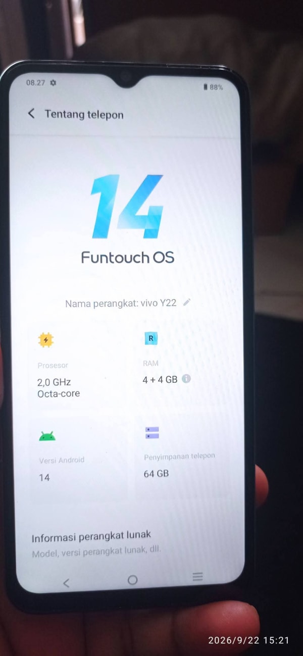 Vivo Y22 4/64