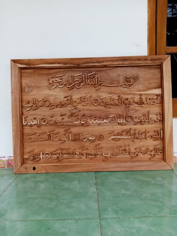 Kaligrafi alfatihah