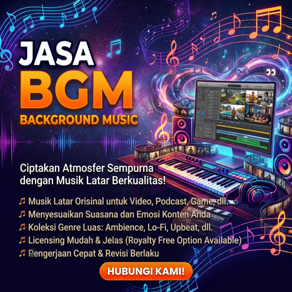 Jasa Pembuatan BGM & Audio Fungsional
