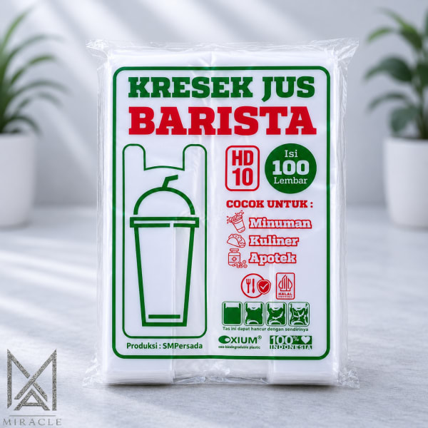 Kantong Kresek HD 10 Barista Isi 100 lembar