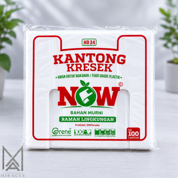 Kantong Kresek HD 24 NOW Isi 100 lembar