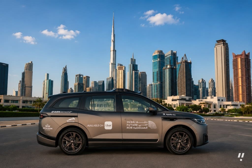 Uber Riders in Dubai Can Now Hail Baidu's Driverless Apollo Go