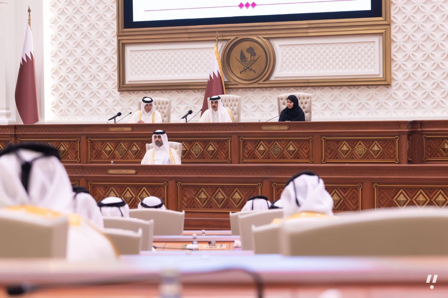 Qatar's Amir Sets Out $60.7B Project Pipeline as First-Half Revenue Falls 42%