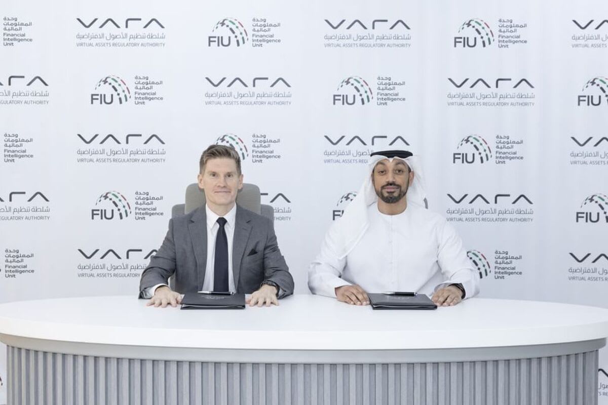 UAE FIU and VARA sign agreement on virtual-asset financial crime