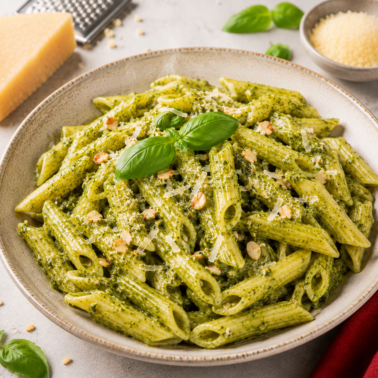 Pasta Pesto — Penne