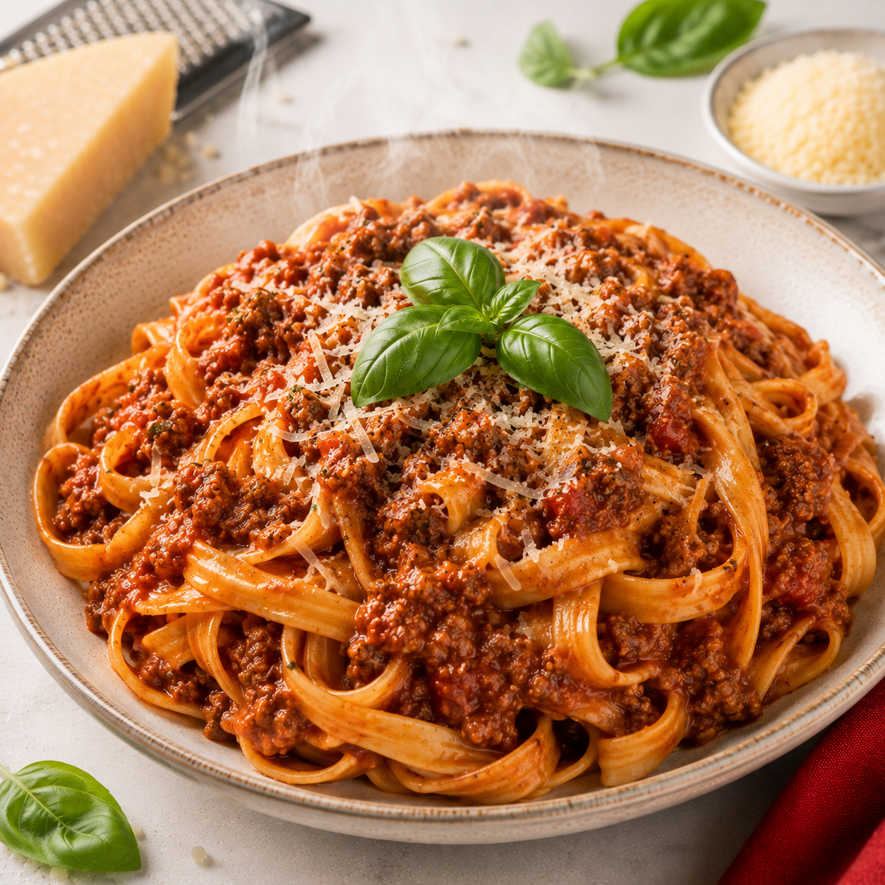 Pasta Bolognesa — Fettuccine