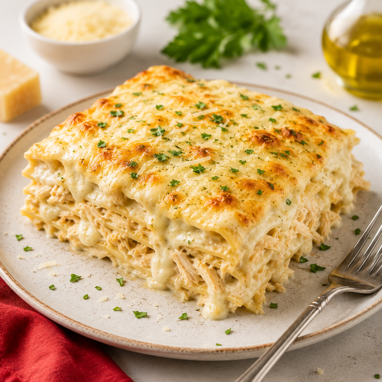 Foto · Lasagna Pollo