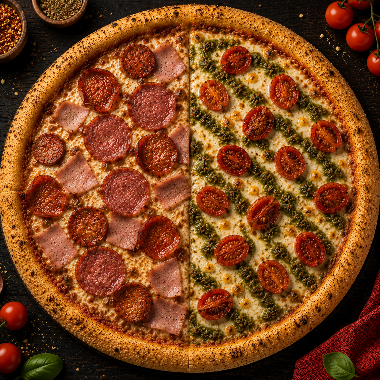 Pizza Carnes y Margarita Sweet