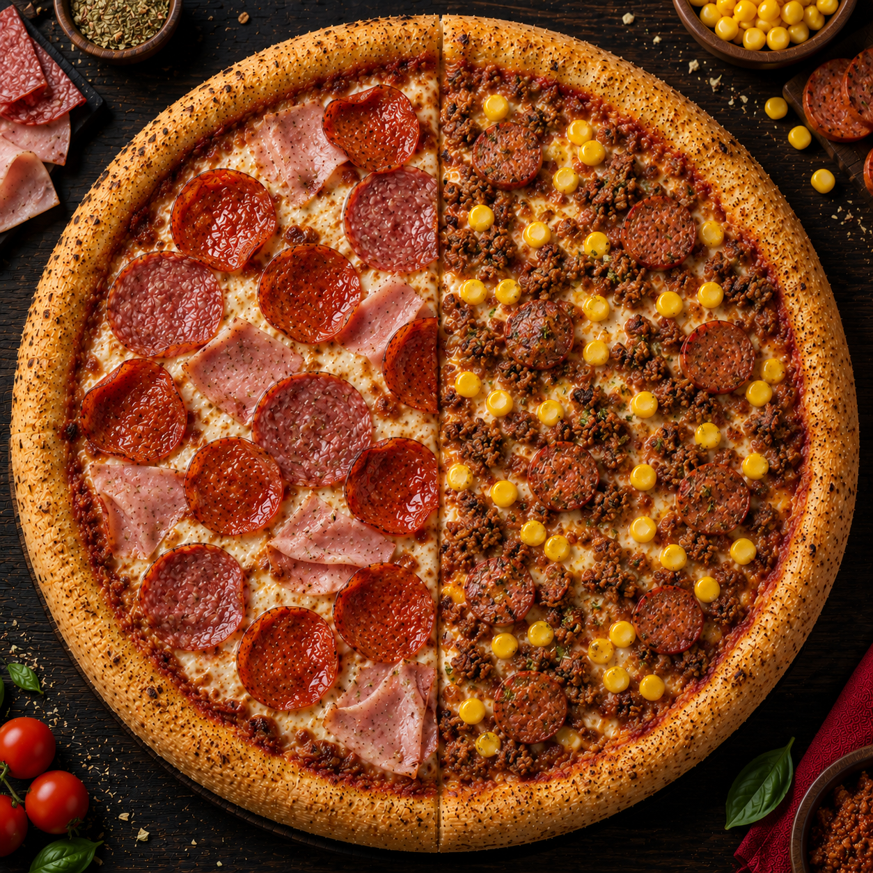 Pizza Carnes y Ranchera