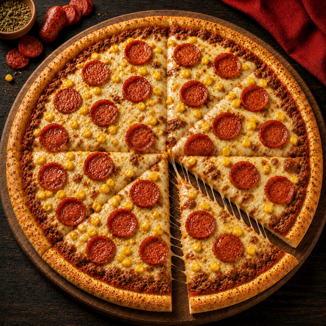 Pizza Mediana Carnes