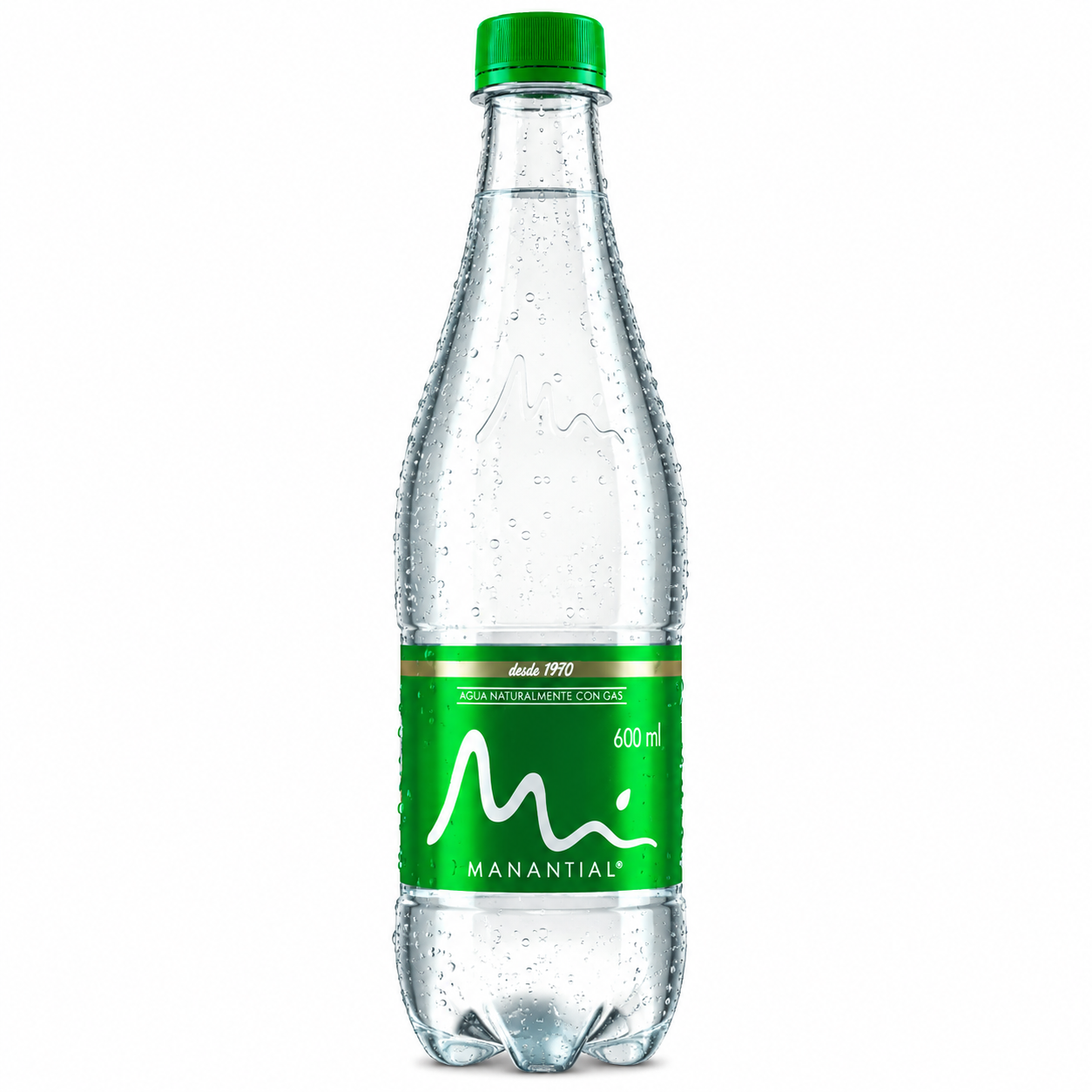 Foto · Agua Manantial Gas 600 Ml