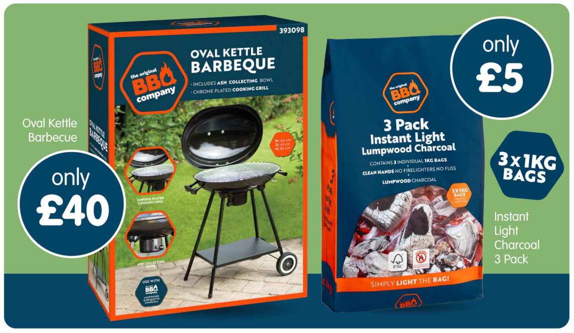 Save on BBQ's at B&M.