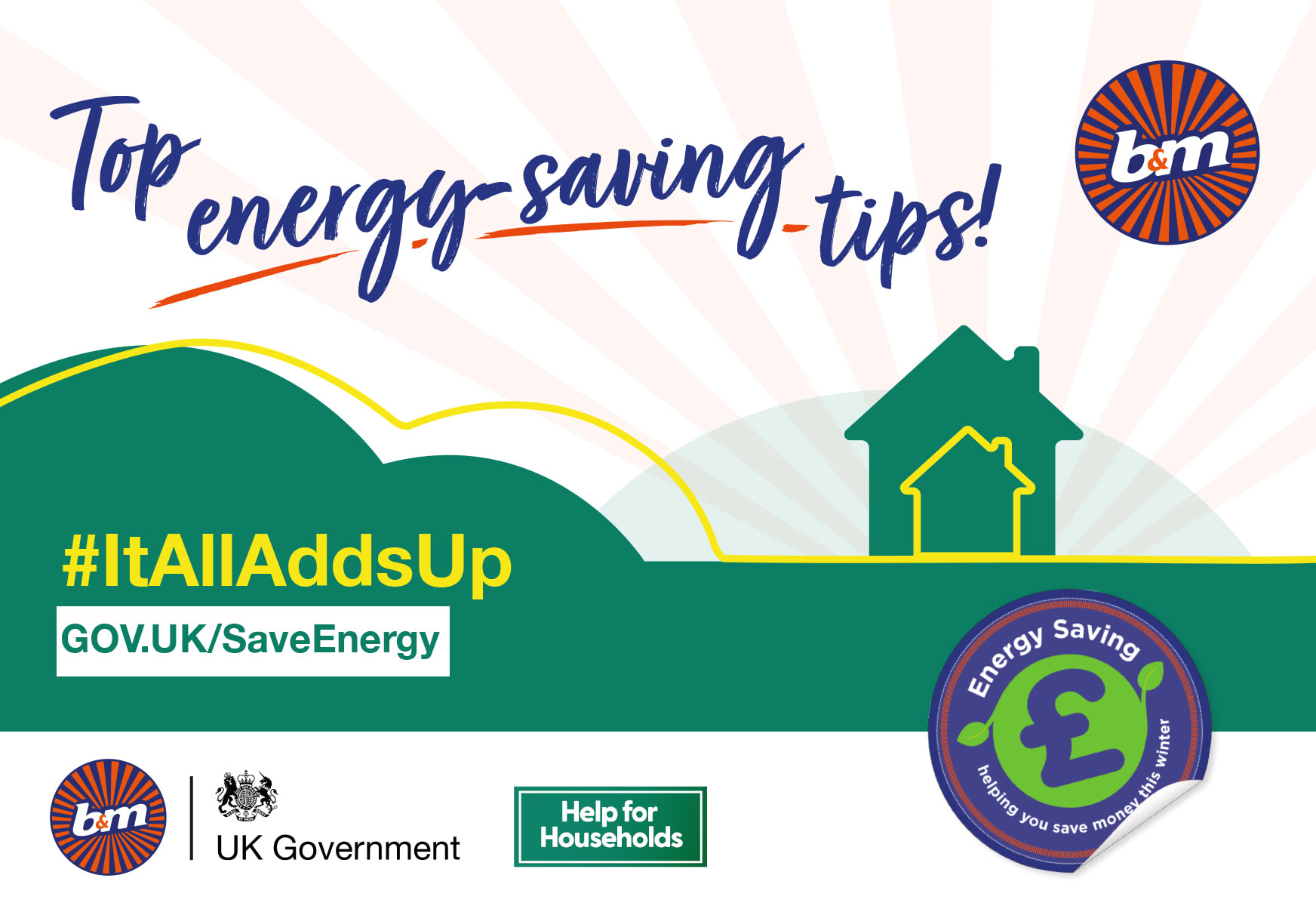 Quick Tips to Save Energy at Home 'It All Adds Up' B&M Lifestyle